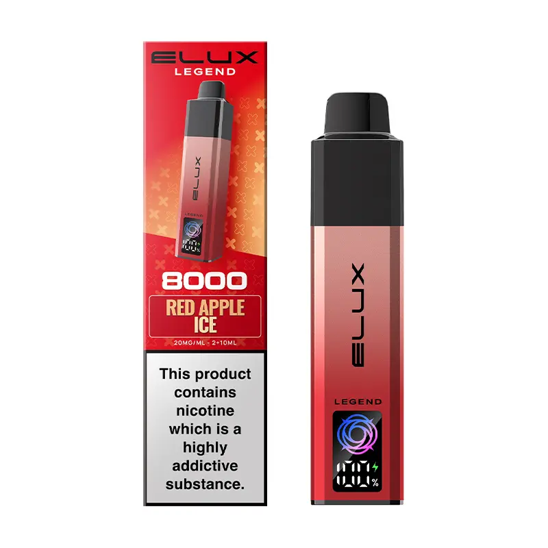 Red Apple Ice Elux Legend 8000 Prefilled Pod Kit